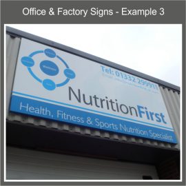 Office & Factory Signs